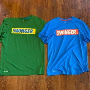 Lot of 2 Nike dri-fit t’s men’s small